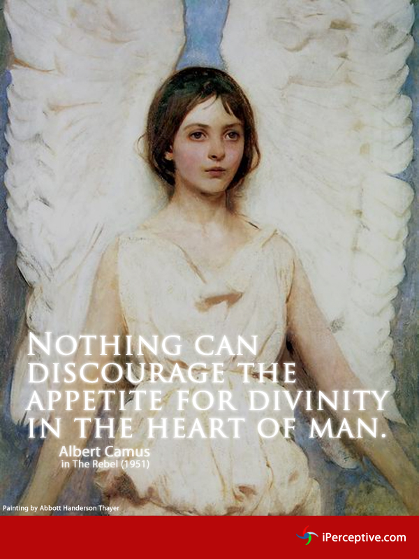 Nothing can discourage the appetite for divinity... Quote by Albert Camus