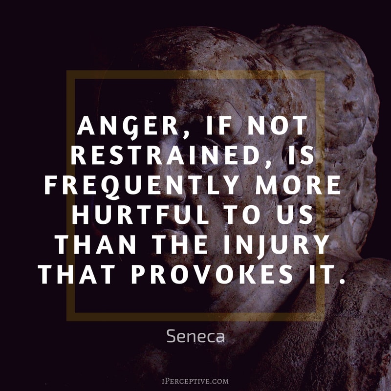 Anger Quote by Seneca: Anger, if not restrained, is frequently more hurtful to us than the injury that provokes it.