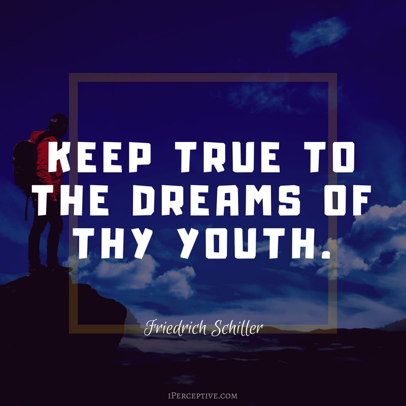 Dreams Quote (Friedrich Schiller): Keep true to the dreams of thy youth.